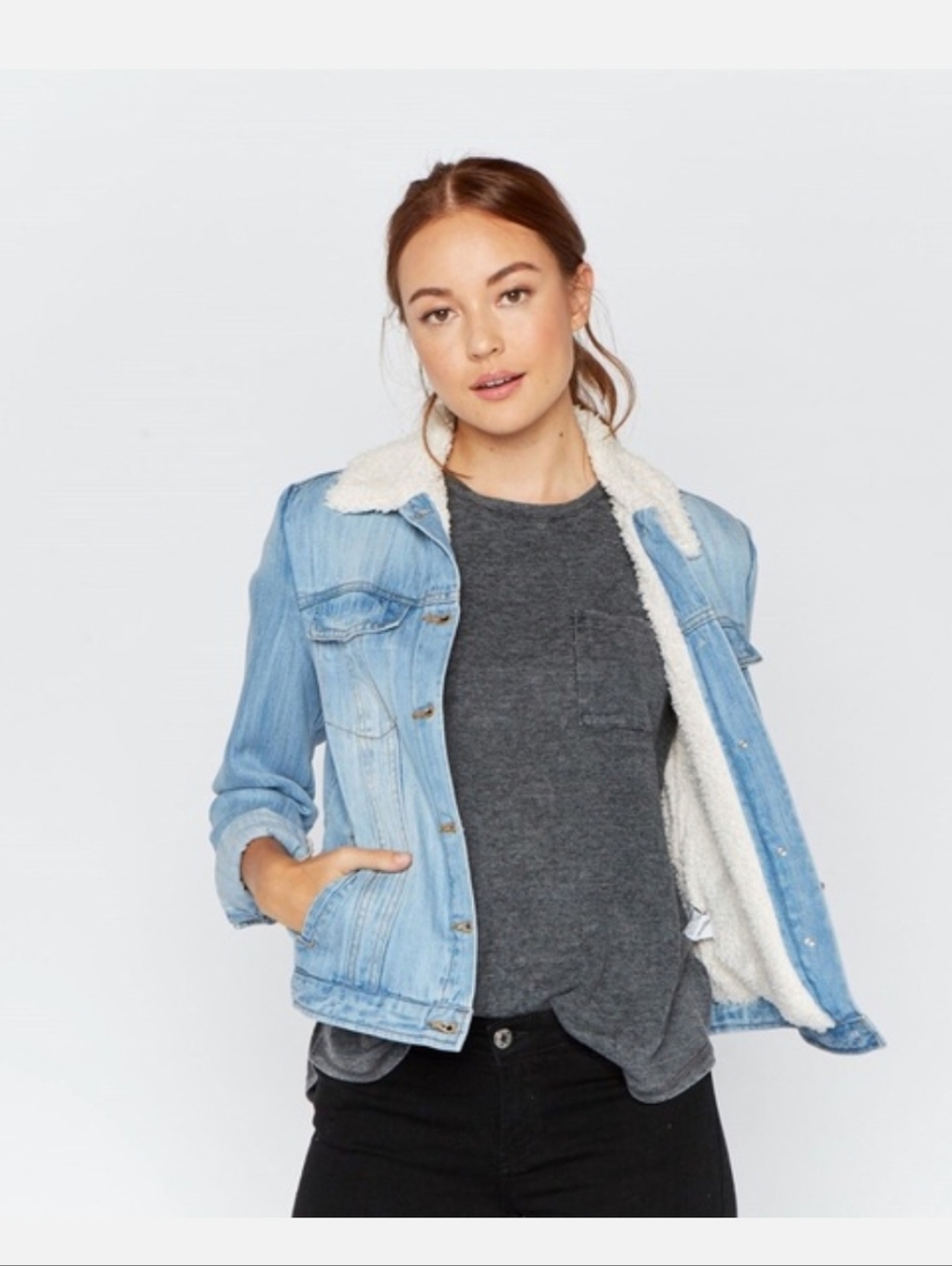 Thread & Supply Sherpa Denim Jacket (Amsterdam Jacket)